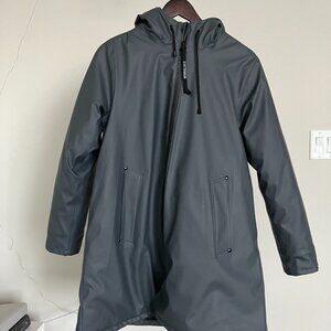 Stutterheim Mosebacke Charcoal Winter Jacket XS